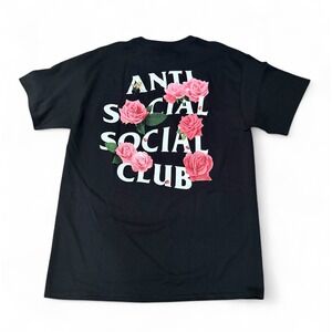 Anti Social Club Smells Bad Black Shirt -Size Large